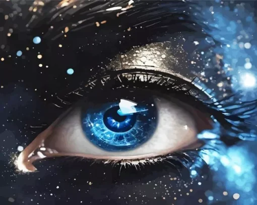 Cool Galaxy Eye Diamond Painting