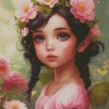 Cute Fantasy Little Girl Art Diamond Painting