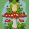 Cute Frog Art Diamond Painting