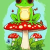 Cute Frog Art Diamond Painting