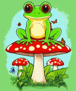 Cute Frog Art Diamond Painting