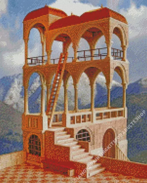 Escher Belvedere Diamond Painting