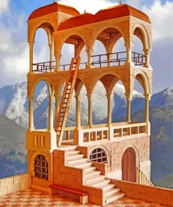 Escher Belvedere Diamond Painting