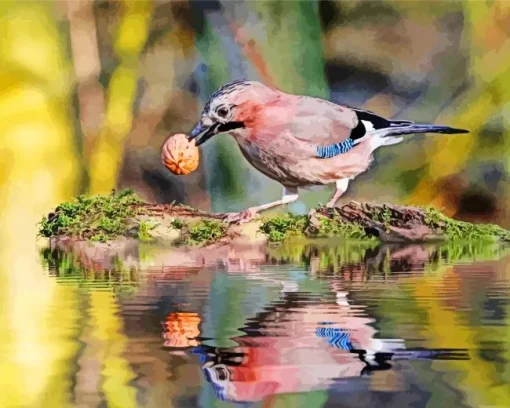 Eurasian Jay Diamond Painting