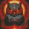 Evil Owl Diamond Painting