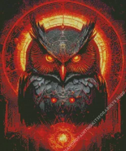 Evil Owl Diamond Painting