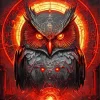 Evil Owl Diamond Painting