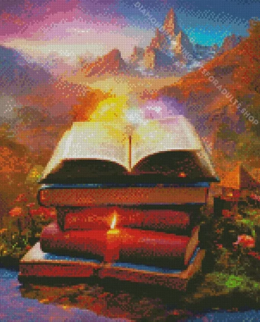 Fantasy Book Diamond Painting