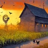 Farm Windmill Diamond Painting