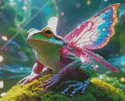 Frog With Wings Art Diamond Painting