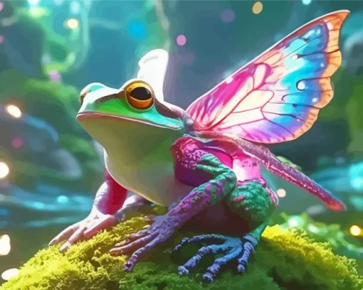 Frog With Wings Art Diamond Painting