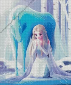 Frozen Elsa And Nokk Diamond Painting