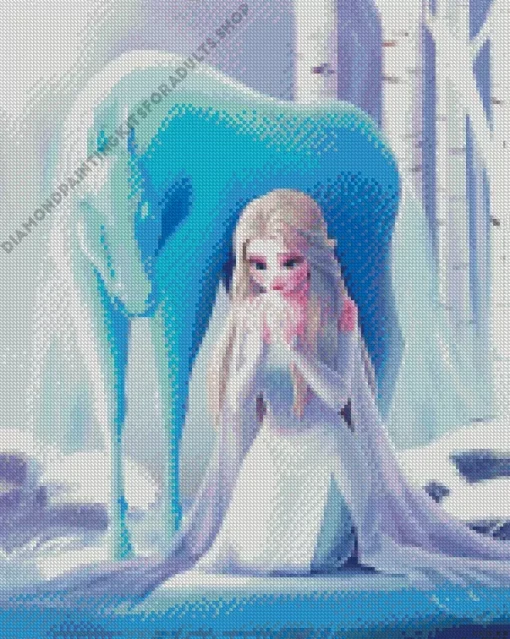 Frozen Elsa And Nokk Diamond Painting