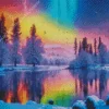 Frozen Lake Art Diamond Painting