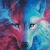 Galactic Wolf Art Diamond Painting