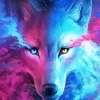 Galactic Wolf Art Diamond Painting