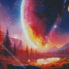 Galaxy Landscape Diamond Painting