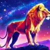 Galaxy Lion Diamond Painting