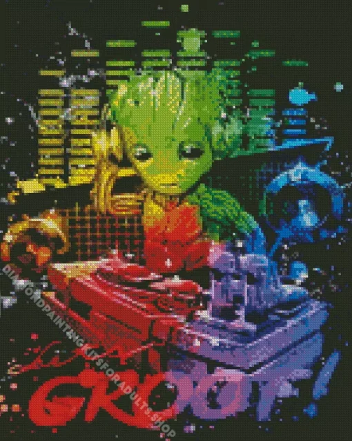 Groot Dj Art Diamond Painting