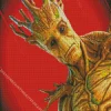 Groot In Fortnite Diamond Painting