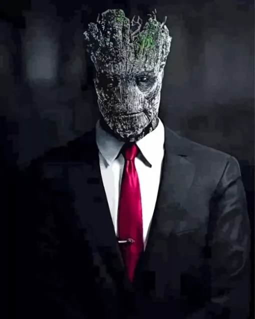 Groot In Suit Diamond Painting