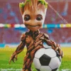 Groot Soccer Diamond Painting