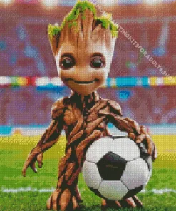 Groot Soccer Diamond Painting