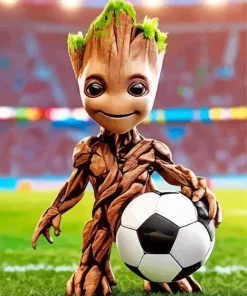 Groot Soccer Diamond Painting