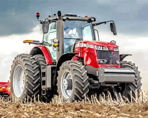 Massey Tractor Diamond Painting