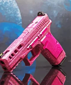 Pink Gun Diamond Painting