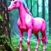 Pink Unicorn Diamond Painting