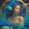 Pisces Girl Diamond Painting