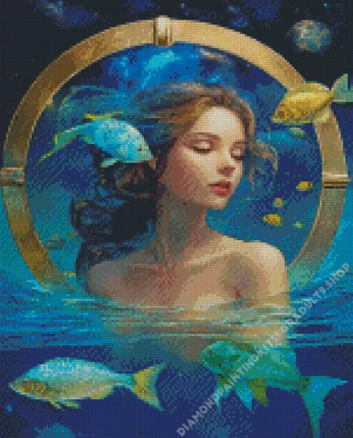 Pisces Girl Diamond Painting