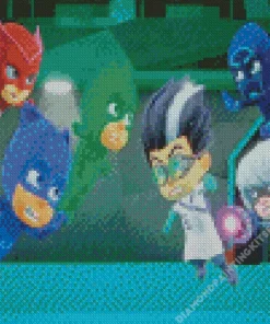 Pj Masks Animation Diamond Painting