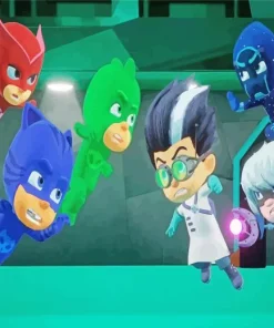 Pj Masks Animation Diamond Painting