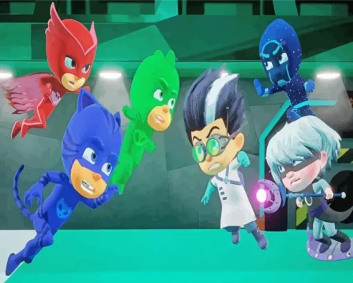 Pj Masks Animation Diamond Painting