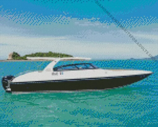 Speed Boat Diamond Painting