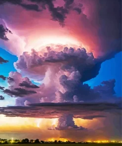 Stormy Clouds Diamond Painting