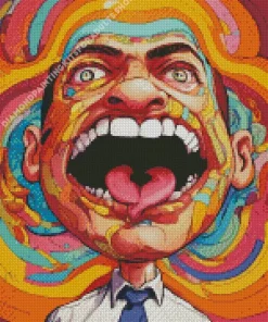 Weird Funny Face Diamond Painting