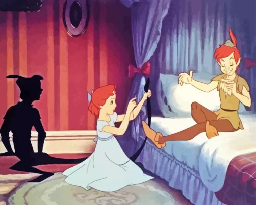 Wendy And Peter Pan Diamond Painting