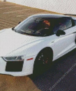 White Audi I8 Diamond Painting