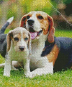 Beagle Hound Dog Diamond Painting