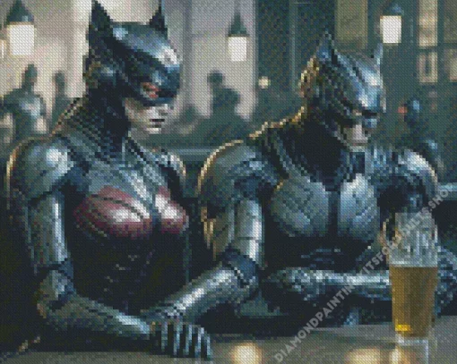 Batman And Catwoman Diamond Painting