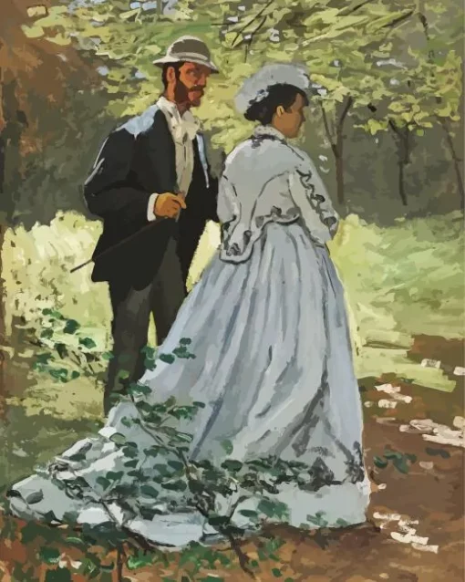 Bazille And Camille Monet Diamond Painting