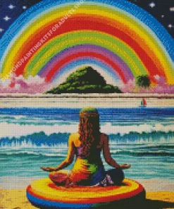 Beach Rainbow Diamond Painting