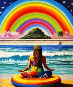 Beach Rainbow Diamond Painting