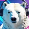 Bear With Headphones Diamond Painting