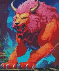 Beast Lion Diamond Painting