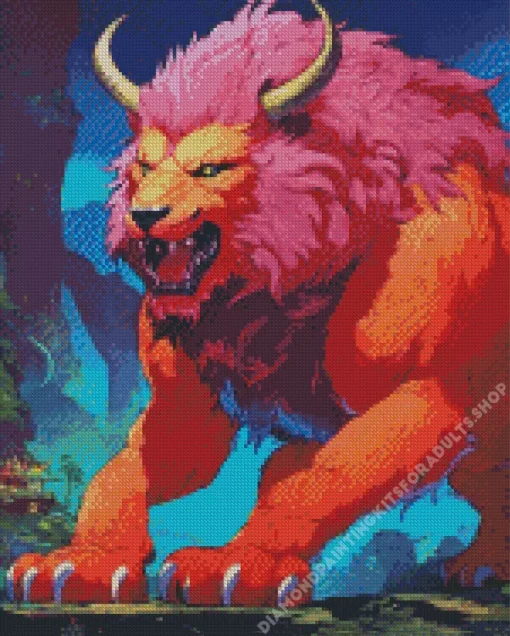 Beast Lion Diamond Painting