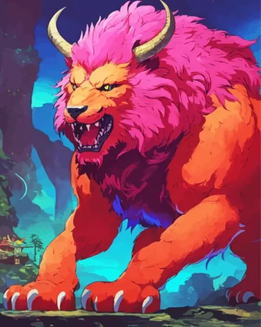 Beast Lion Diamond Painting